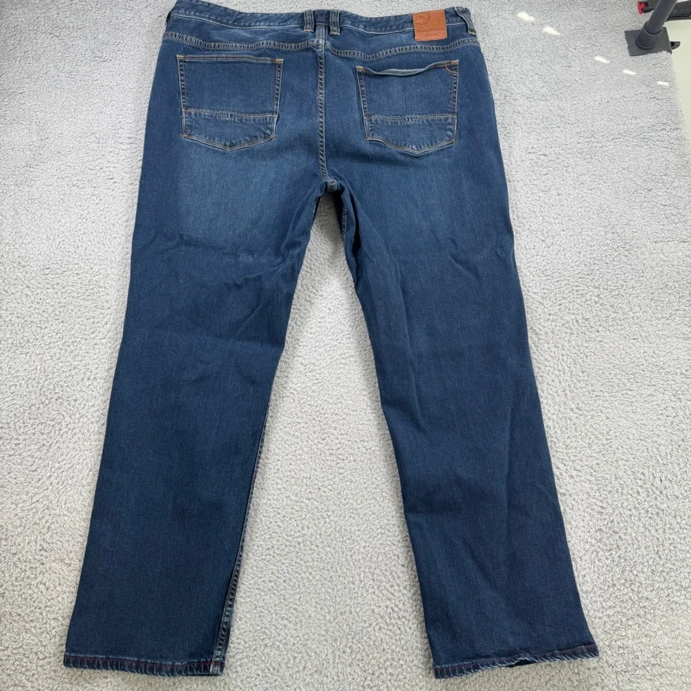 Tommy Bahama Mens Sand Drifter Authentic‎ Straight Jeans 42x29 Dark Wash Indigo
